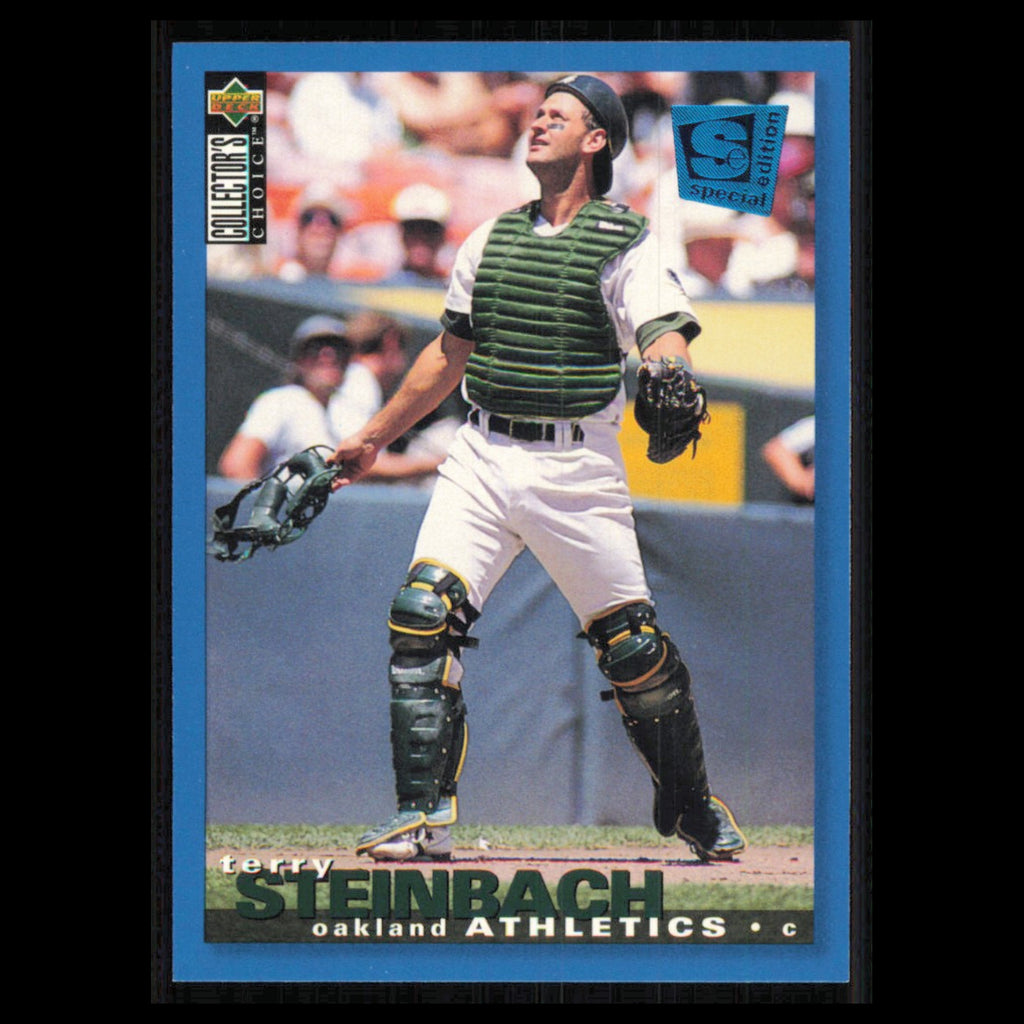 Terry Steinbach #49 1995 Collectors Choice SE Oakland Athletics Baseball Card NM