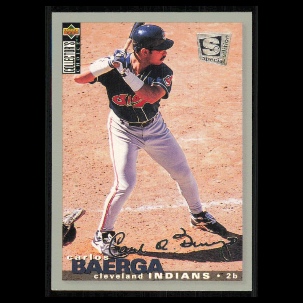 Carlos Baerga #118 1995 Collectors Choice SE Cleveland Indians Baseball Card MLB
