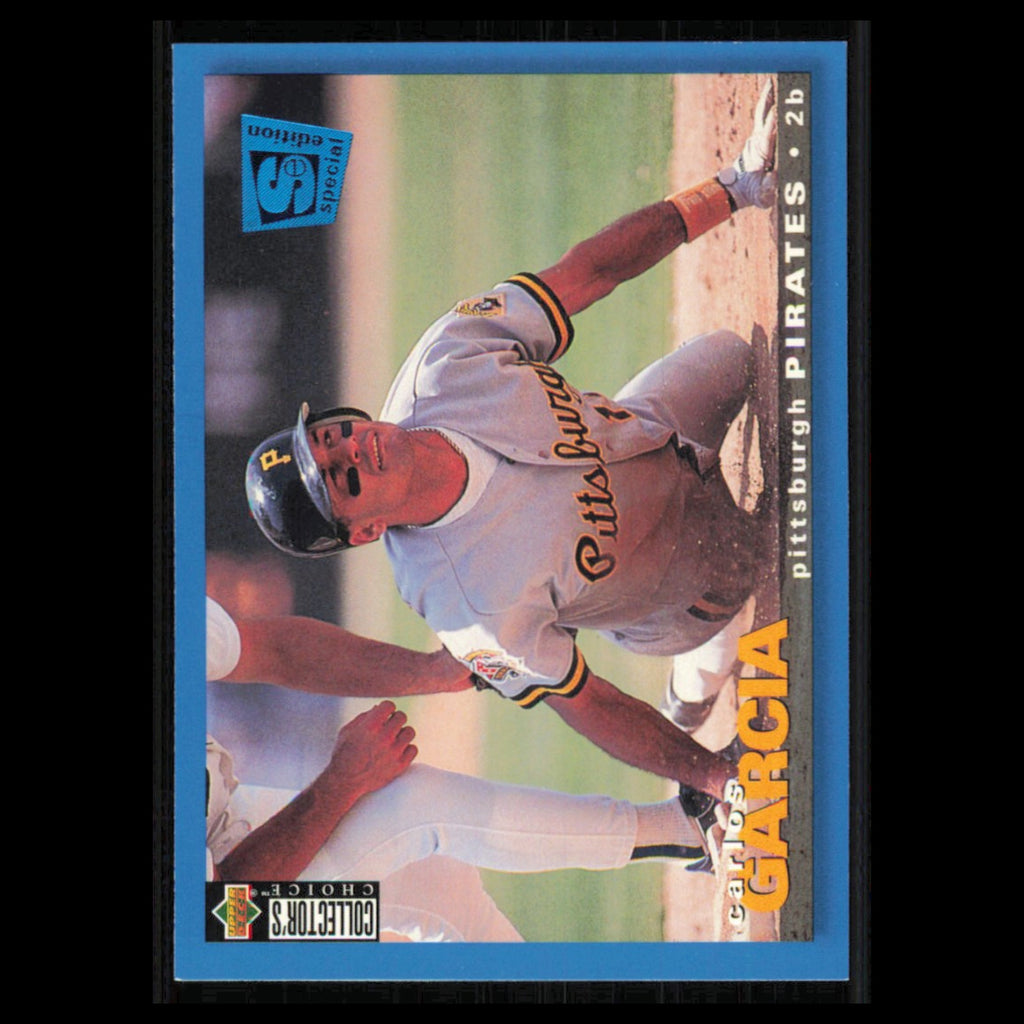 Carlos Garcia #178 1995 Collectors Choice SE Pittsburgh Pirates Baseball Card NM