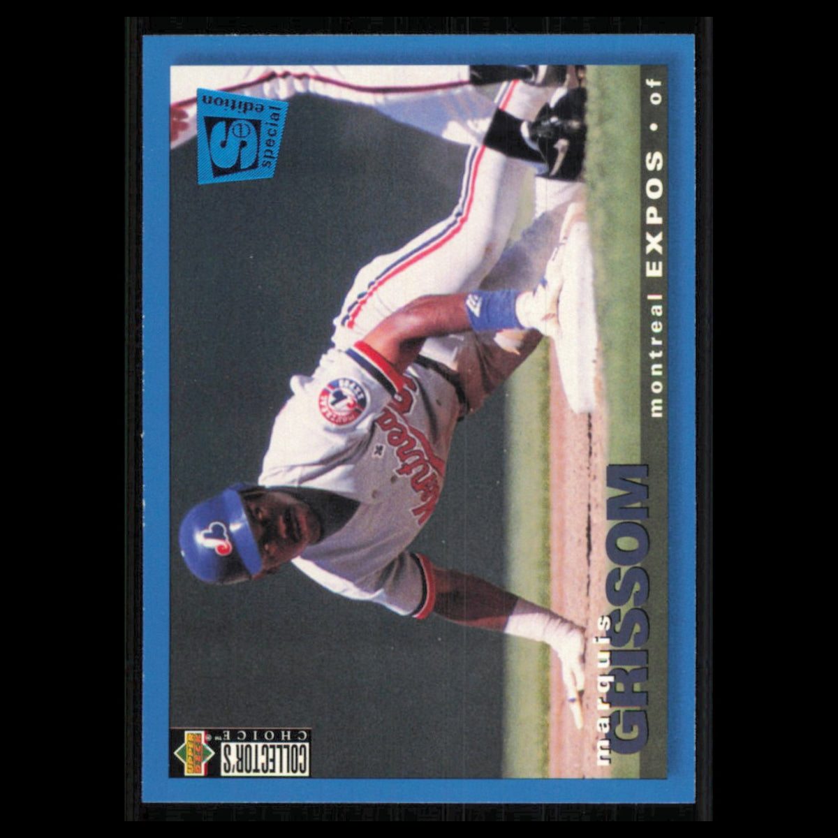 Marquis Grissom #98 1995 Collectors Choice SE Montreal Expos Baseball Card MLB