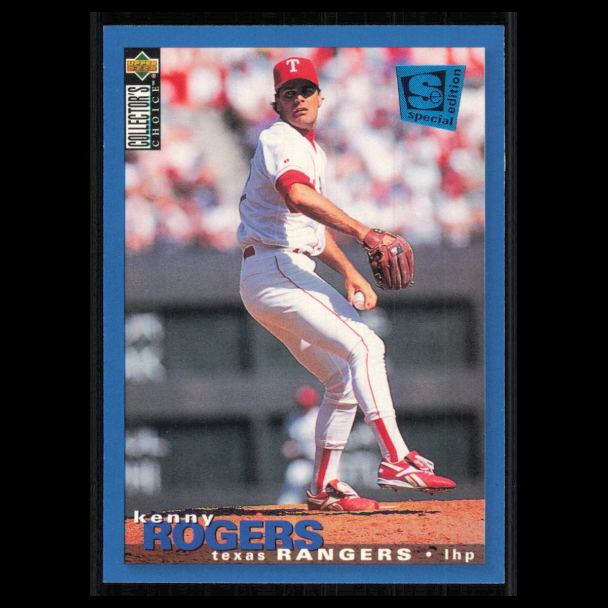Kenny Rogers #183 1995 Collectors Choice SE Texas Rangers Baseball Card MLB NM