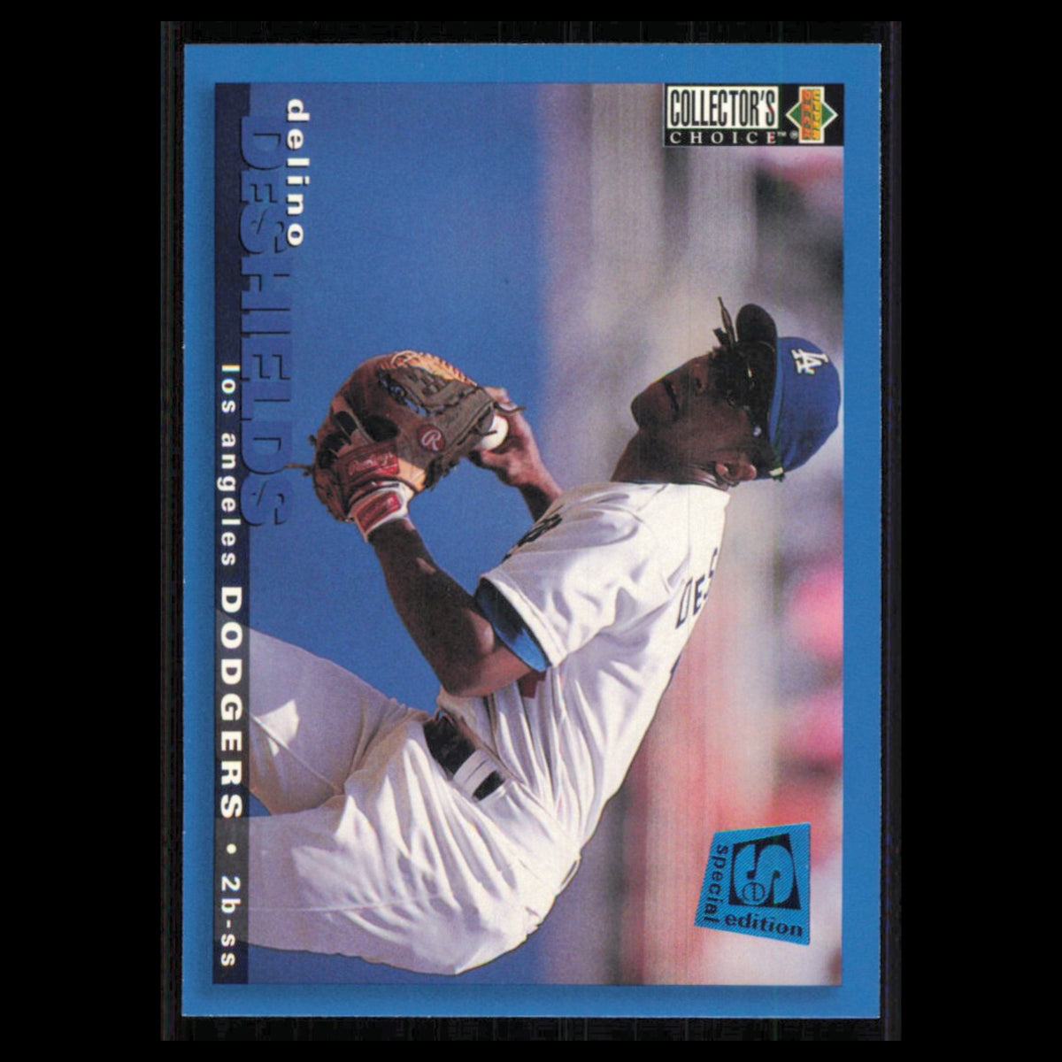 Delino DeShields #88 1995 Collectors Choice SE Los Angeles Dodgers Baseball Card