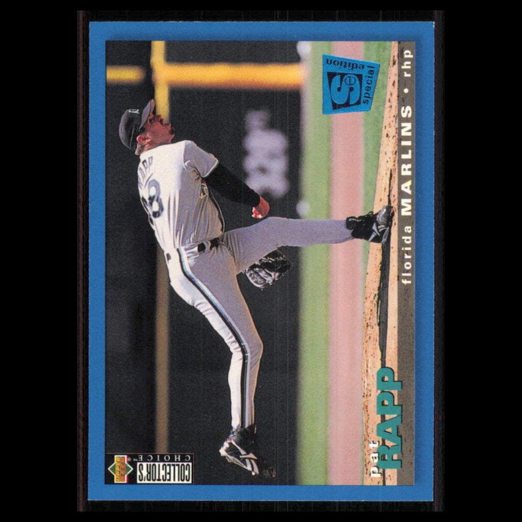 Pat Rapp #131 1995 Collectors Choice SE Florida Marlins Baseball Card MLB NM
