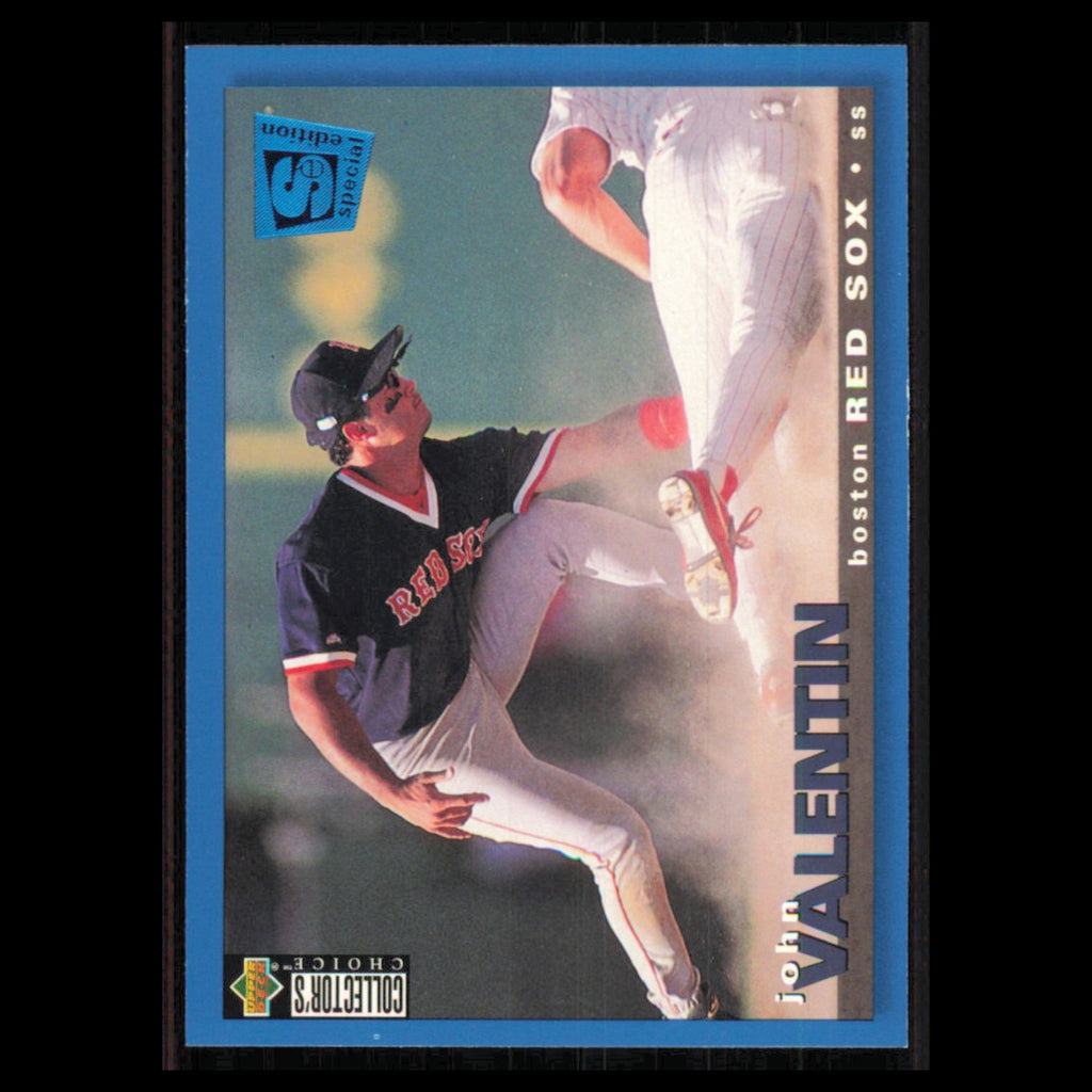 John Valentin #189 1995 Collectors Choice SE Boston Red Sox Baseball Card MLB NM