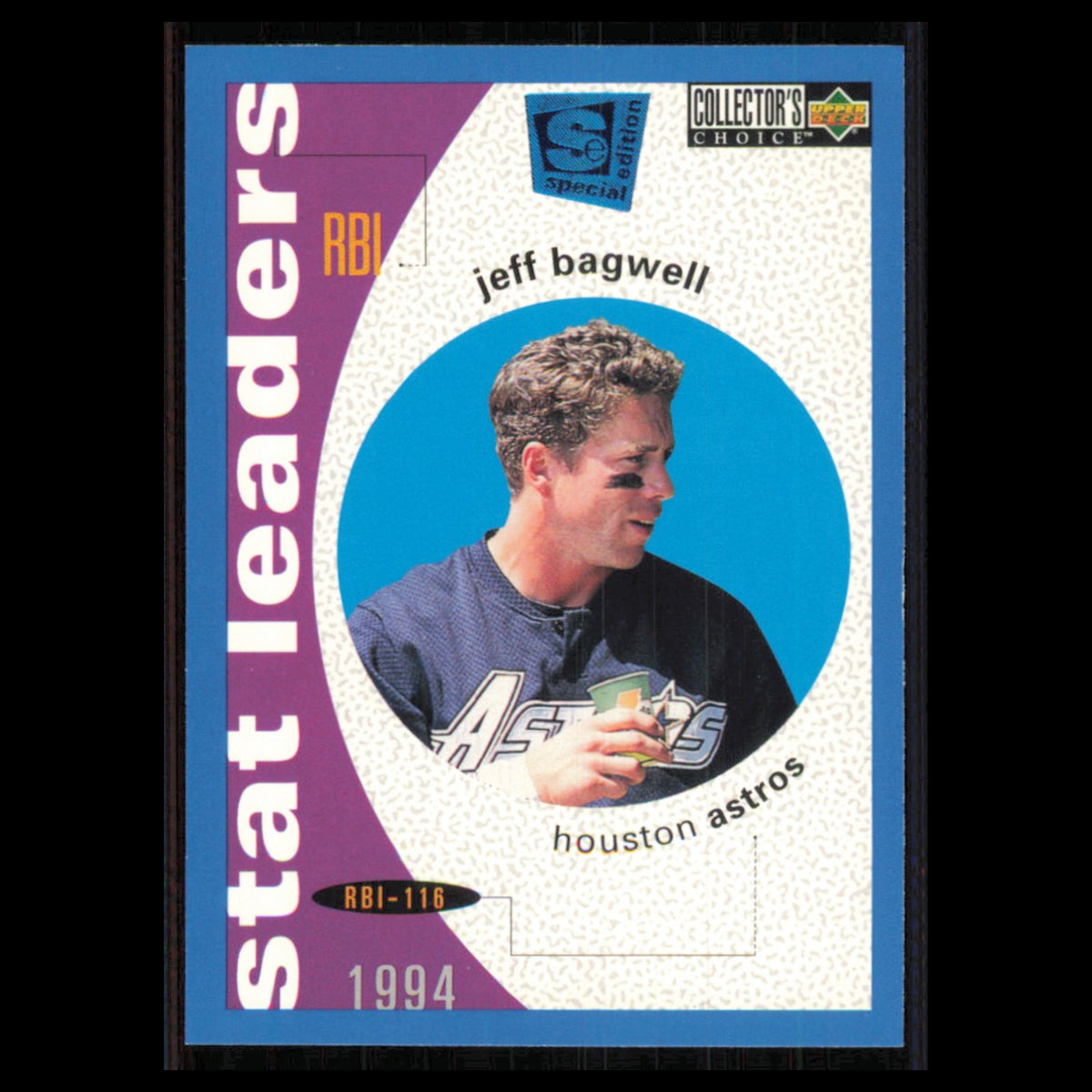 Jeff Bagwell #138 1995 Collectors Choice SE Houston Astros Baseball Card MLB NM