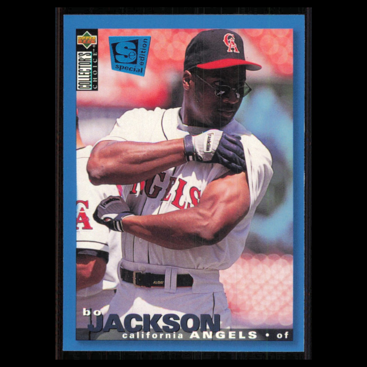 Bo Jackson #36 1995 Collectors Choice SE California Angels Baseball Card MLB NM