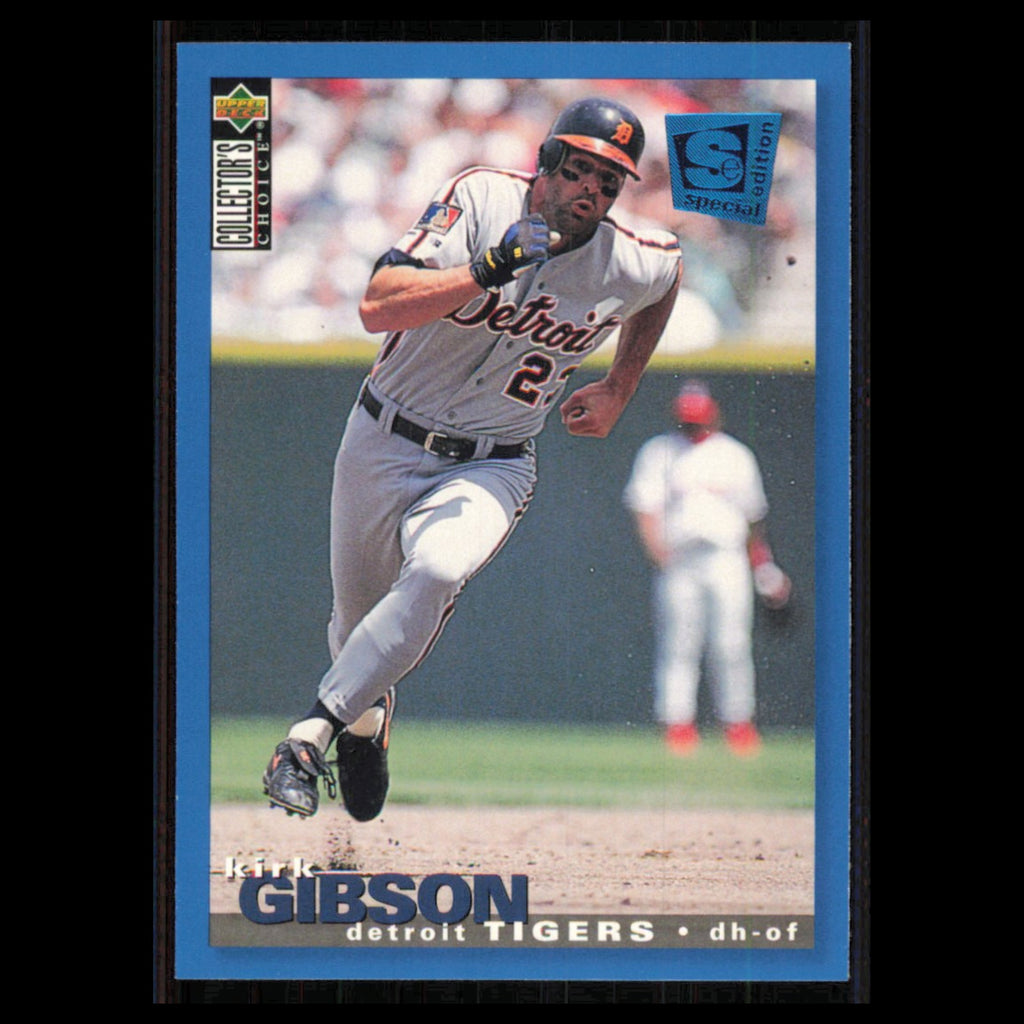 Kirk Gibson #217 1995 Collectors Choice SE Detroit Tigers Baseball Card MLB NM