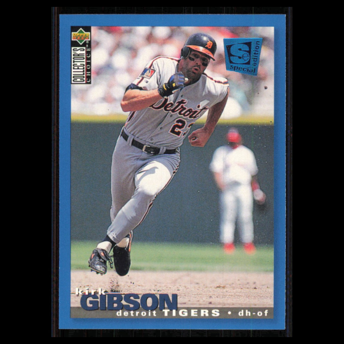 Kirk Gibson #217 1995 Collectors Choice SE Detroit Tigers Baseball Card MLB NM
