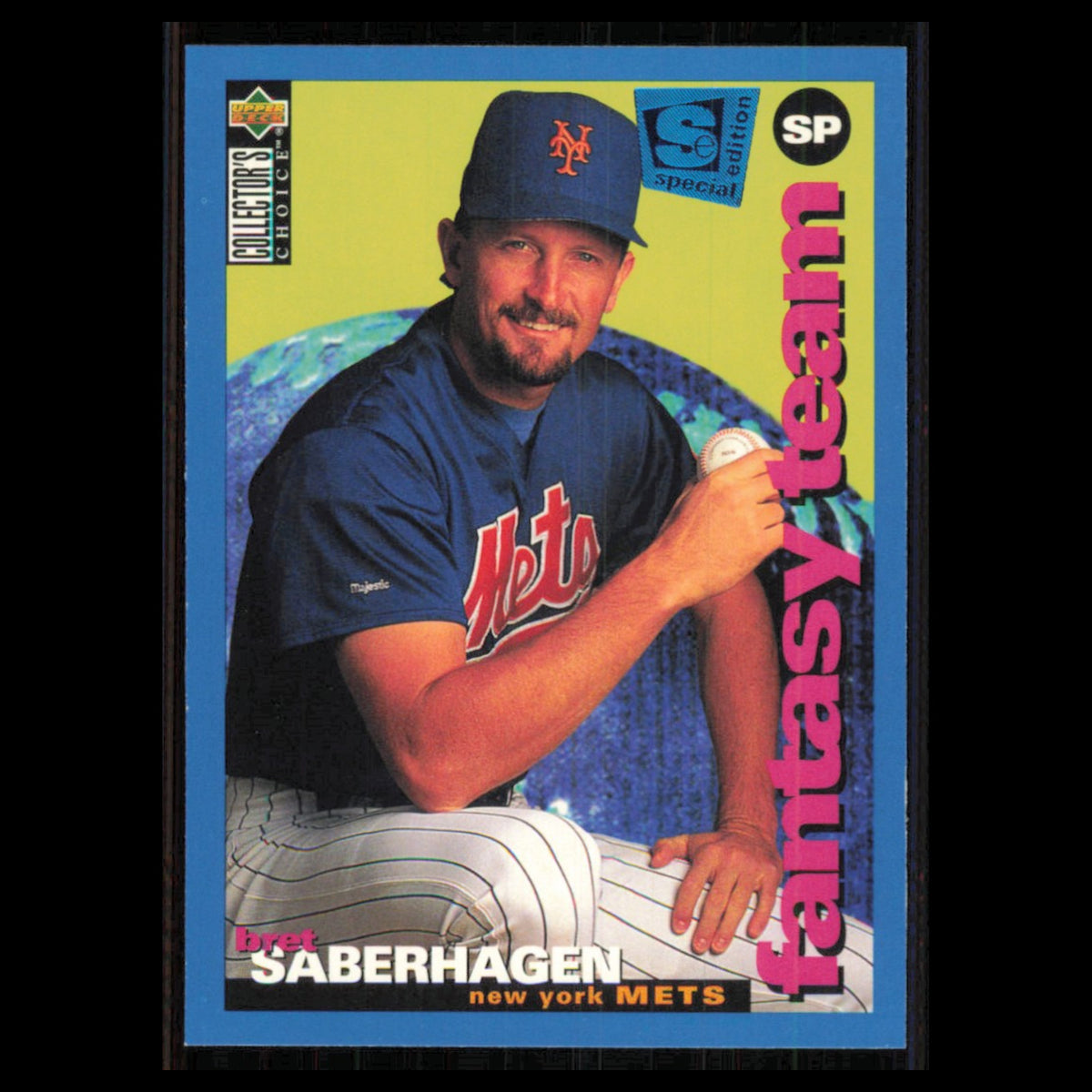 Bret Saberhagen #251 1995 Collectors Choice SE New York Mets Baseball Card MLB