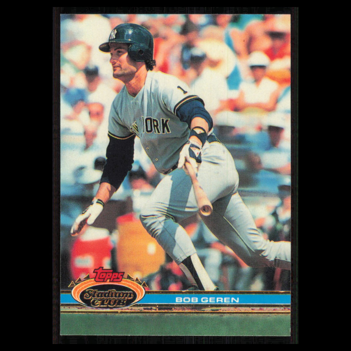 Bob Geren #171 1991 Topps Stadium Club New York Yankees Baseball Card MLB NM
