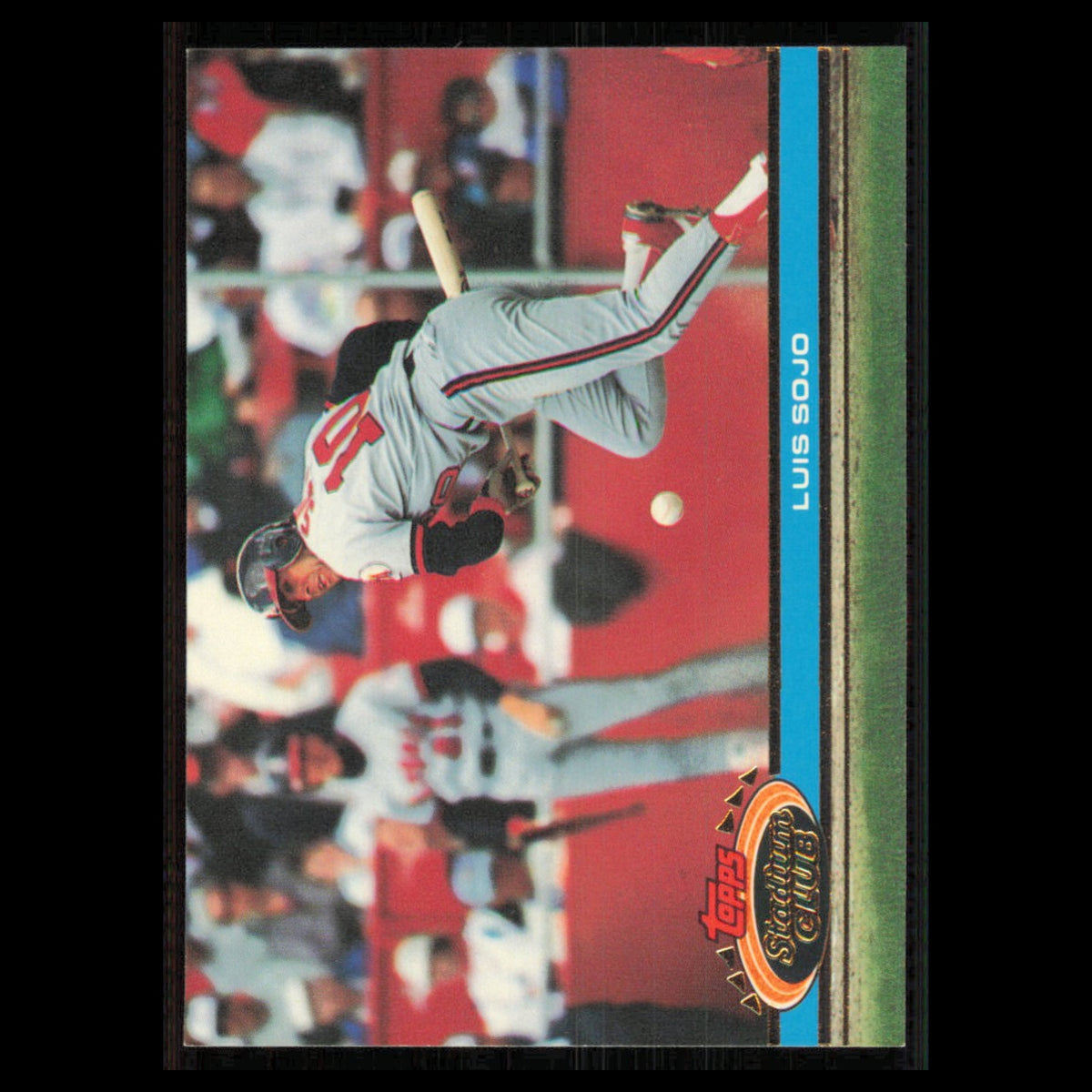 Luis Sojo #507 1991 Topps Stadium Club California Angels Baseball Card MLB NM