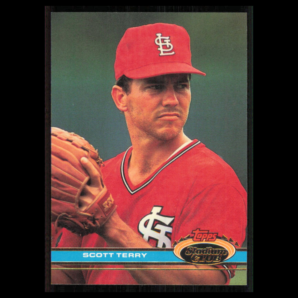 Scott Terry #469 1991 Topps Stadium Club St. Louis Cardinals Baseball Card MLB
