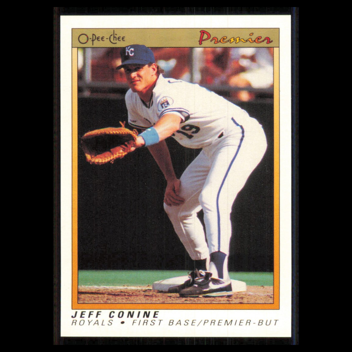 Jeff Conine Rookie #26 1991 O-Pee-Chee Premier Kansas City Royals Baseball Card