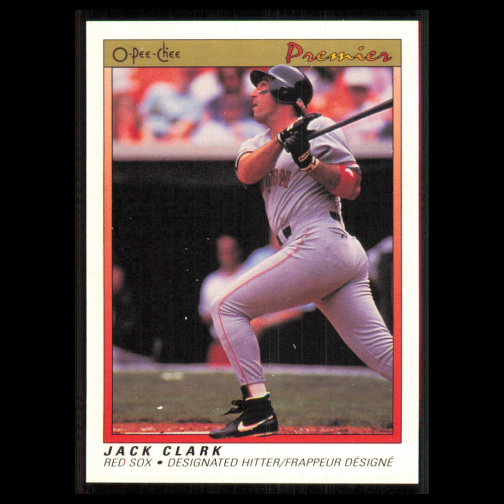 Jack Clark #21 1991 O-Pee-Chee Premier Boston Red Sox Baseball Card MLB NM