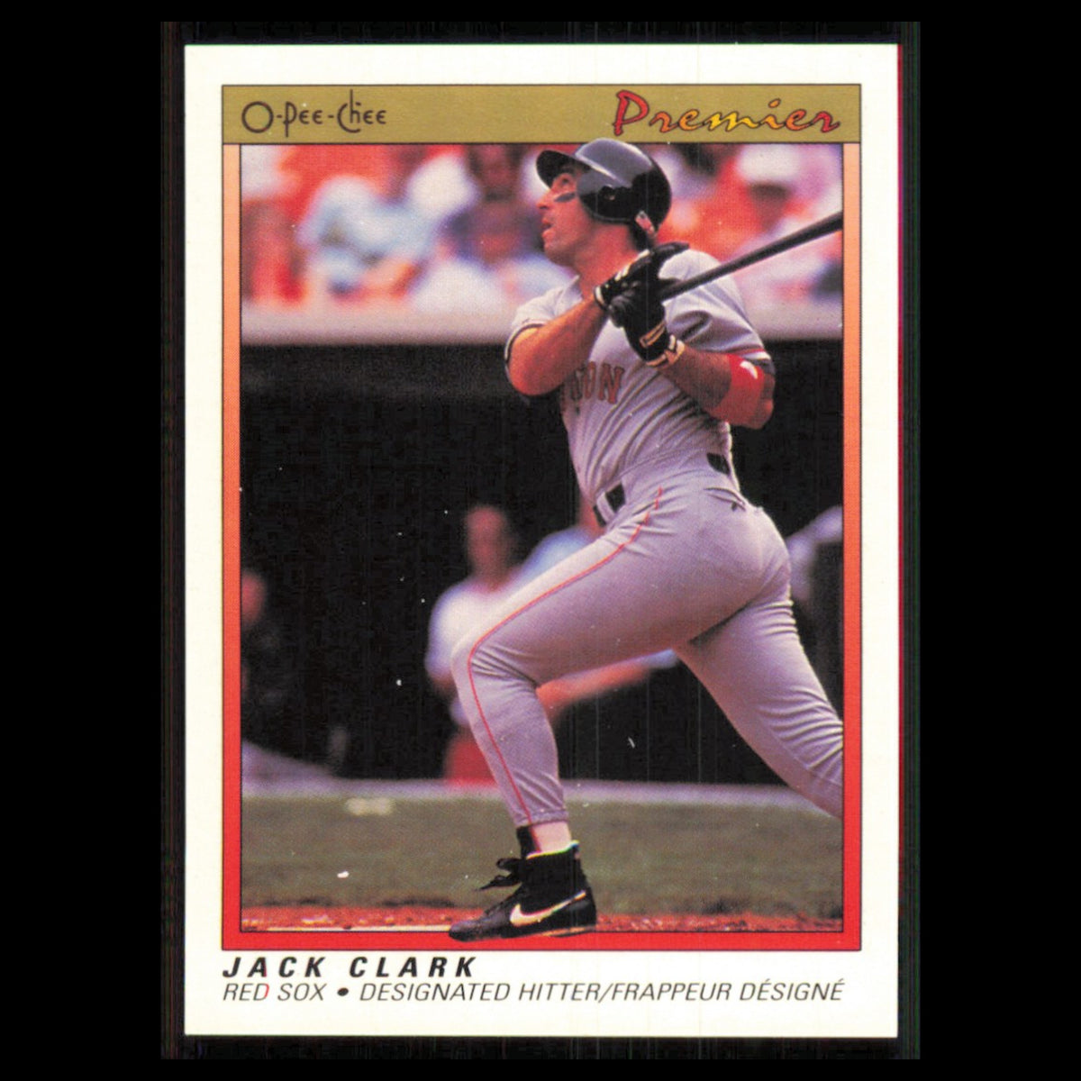 Jack Clark #21 1991 O-Pee-Chee Premier Boston Red Sox Baseball Card MLB NM