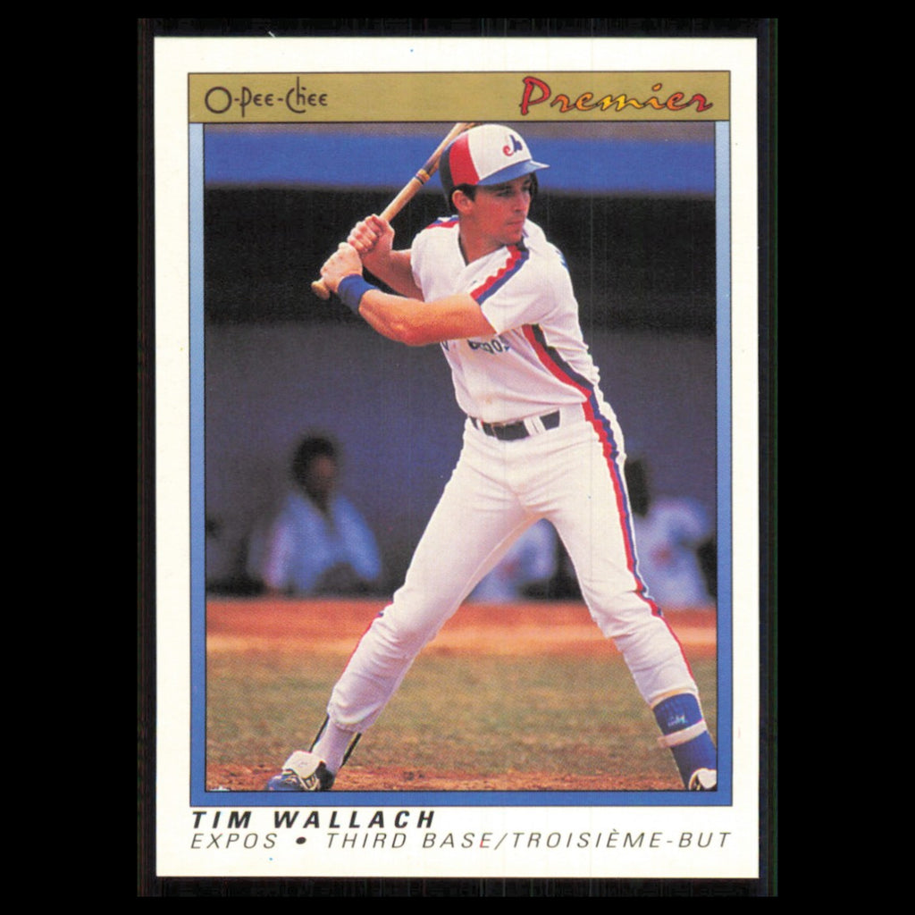 Tim Wallach #125 1991 O-Pee-Chee Premier Montreal Expos Baseball Card MLB NM