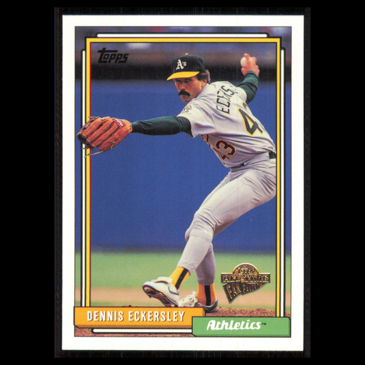 Dennis Eckersley #139 2003 Topps All-Time Fan Favorites Oakland Athletics Card