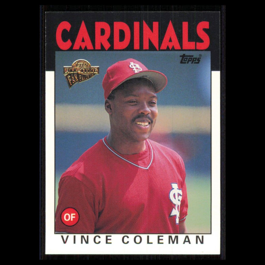 Vince Coleman #119 2003 Topps All-Time Fan Favorites St. Louis Cardinals Card NM