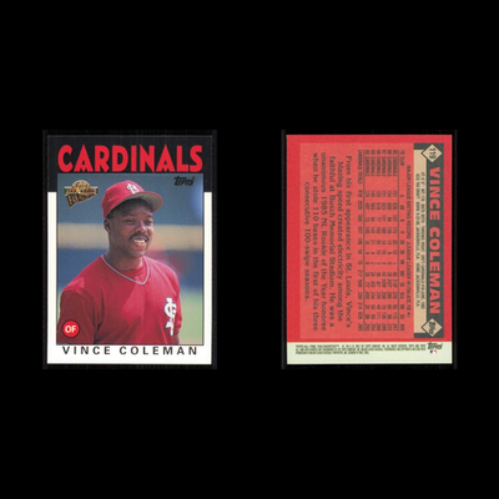Vince Coleman #119 2003 Topps All-Time Fan Favorites St. Louis Cardinals Card NM