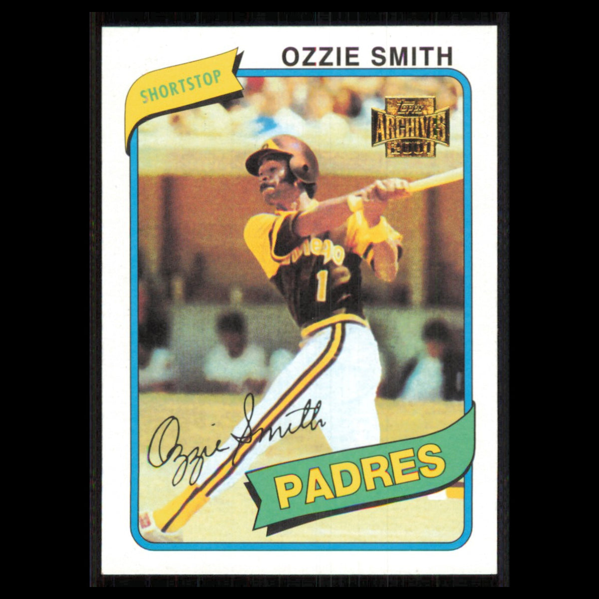 Ozzie Smith #393 2001 Topps Archives San Diego Padres Baseball Card MLB NM