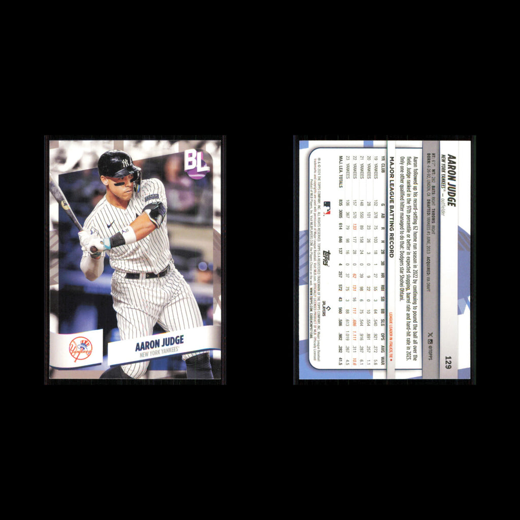 Aaron Judge #129 2024 Topps Big League New York Yankees Baseball Card MLB NM
