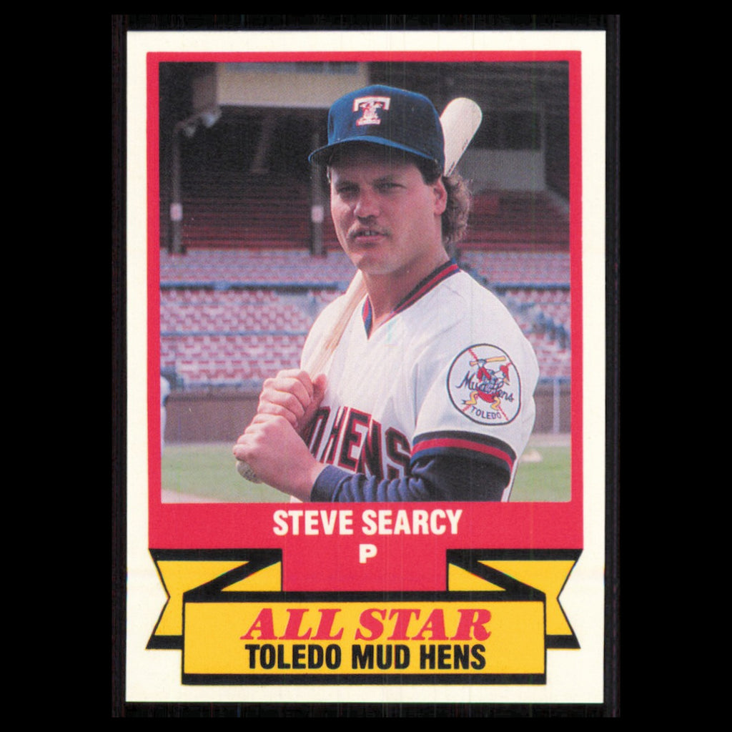Steve Searcy #25 1989 CMC Triple A All-Stars Toledo Mud Hens Baseball Card MLB