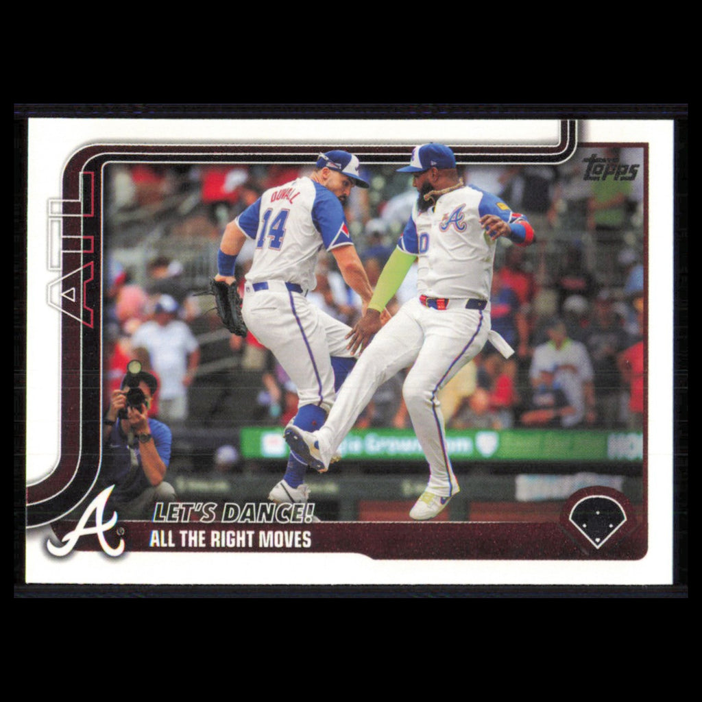 Lets Dance! All the Right Moves #237 2025 Topps Atlanta Braves Baseball Card MLB