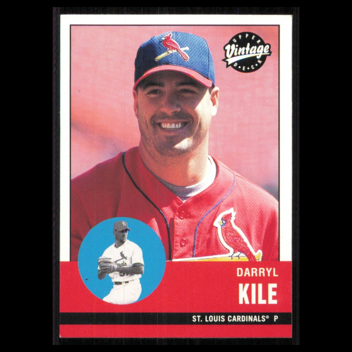 Darryl Kile #201 2001 Upper Deck Vintage St. Louis Cardinals Baseball Card MLB