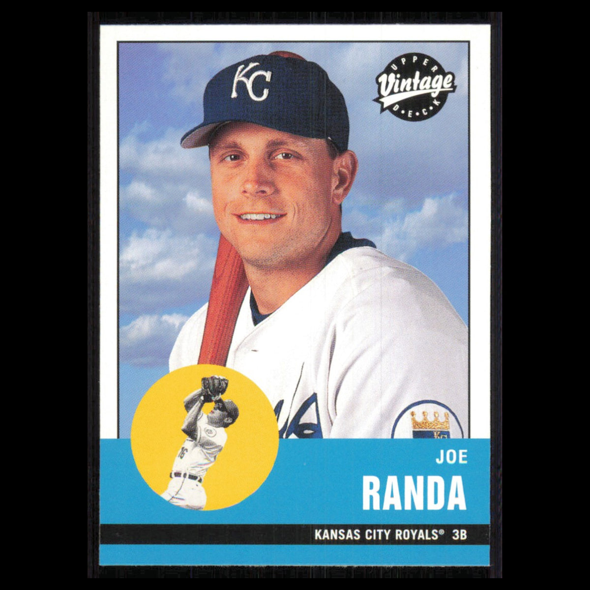 Joe Randa #106 2001 Upper Deck Vintage Kansas City Royals Baseball Card MLB NM