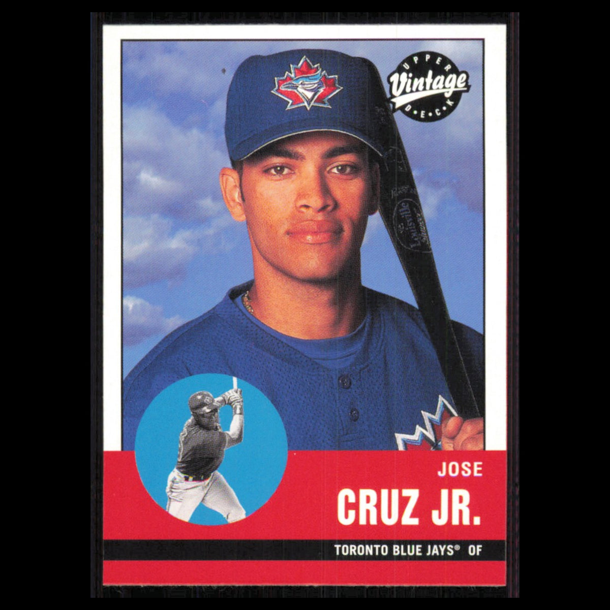 Jose Cruz Jr. #33 2001 Upper Deck Vintage Toronto Blue Jays Baseball Card MLB NM
