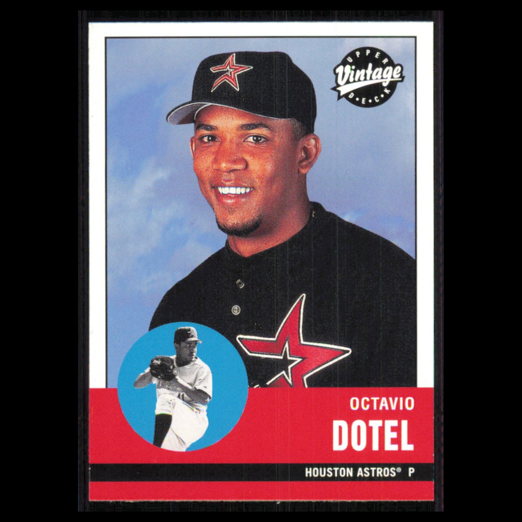 Octavio Dotel #169 2001 Upper Deck Vintage Houston Astros Baseball Card MLB NM