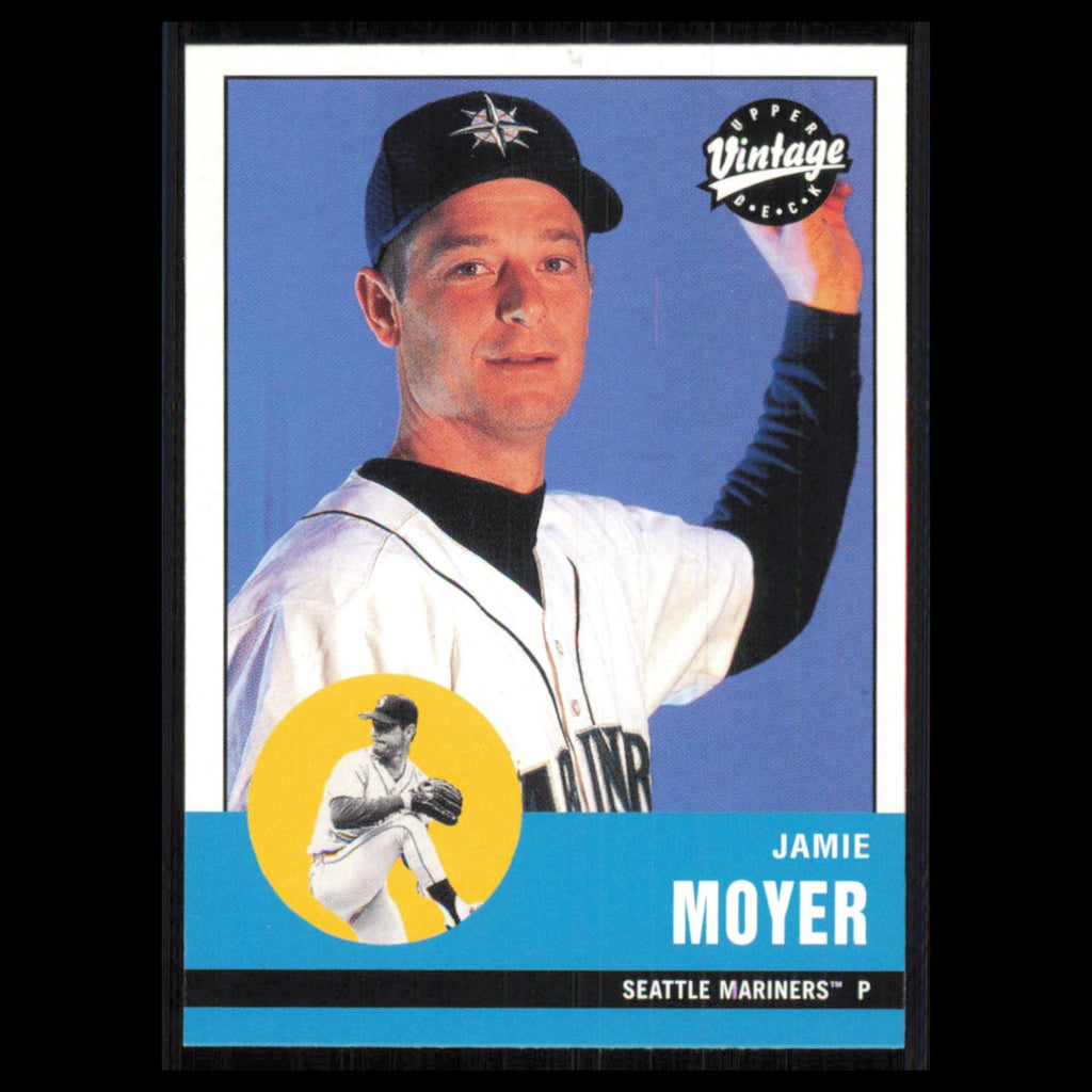 Jamie Moyer #66 2001 Upper Deck Vintage Seattle Mariners Baseball Card MLB NM
