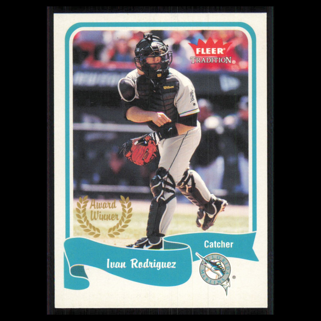 Ivan Rodriguez #464 2004 Fleer Tradition Florida Marlins Baseball Card MLB NM