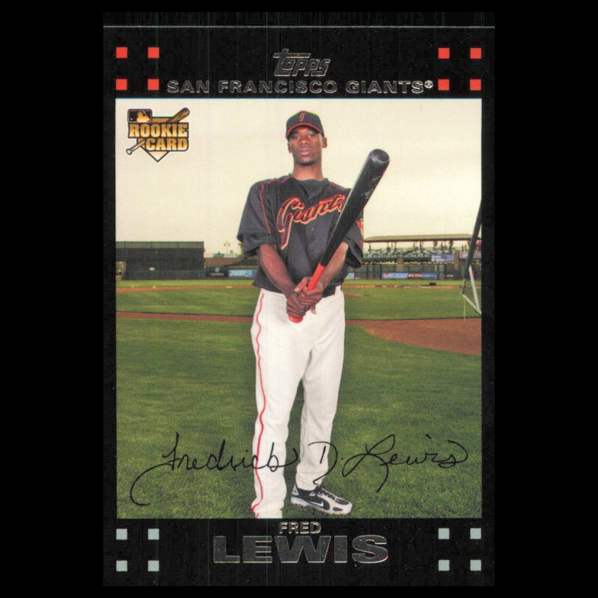 Fred Lewis Rookie #269 2007 Topps San Francisco Giants Baseball Card MLB NM