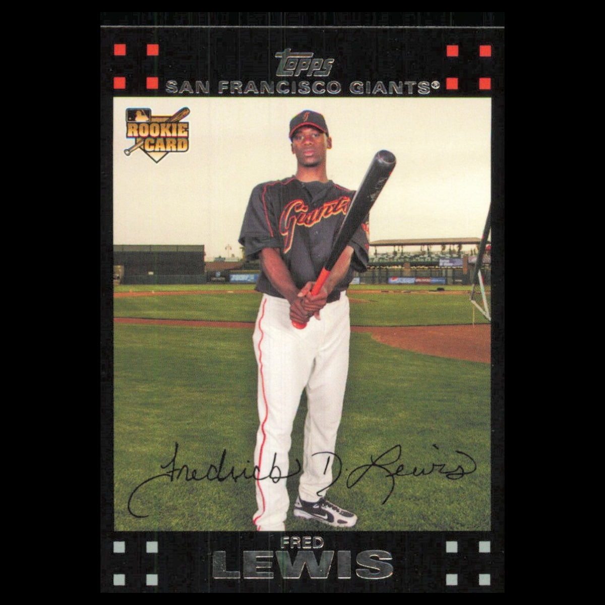 Fred Lewis Rookie #269 2007 Topps San Francisco Giants Baseball Card MLB NM