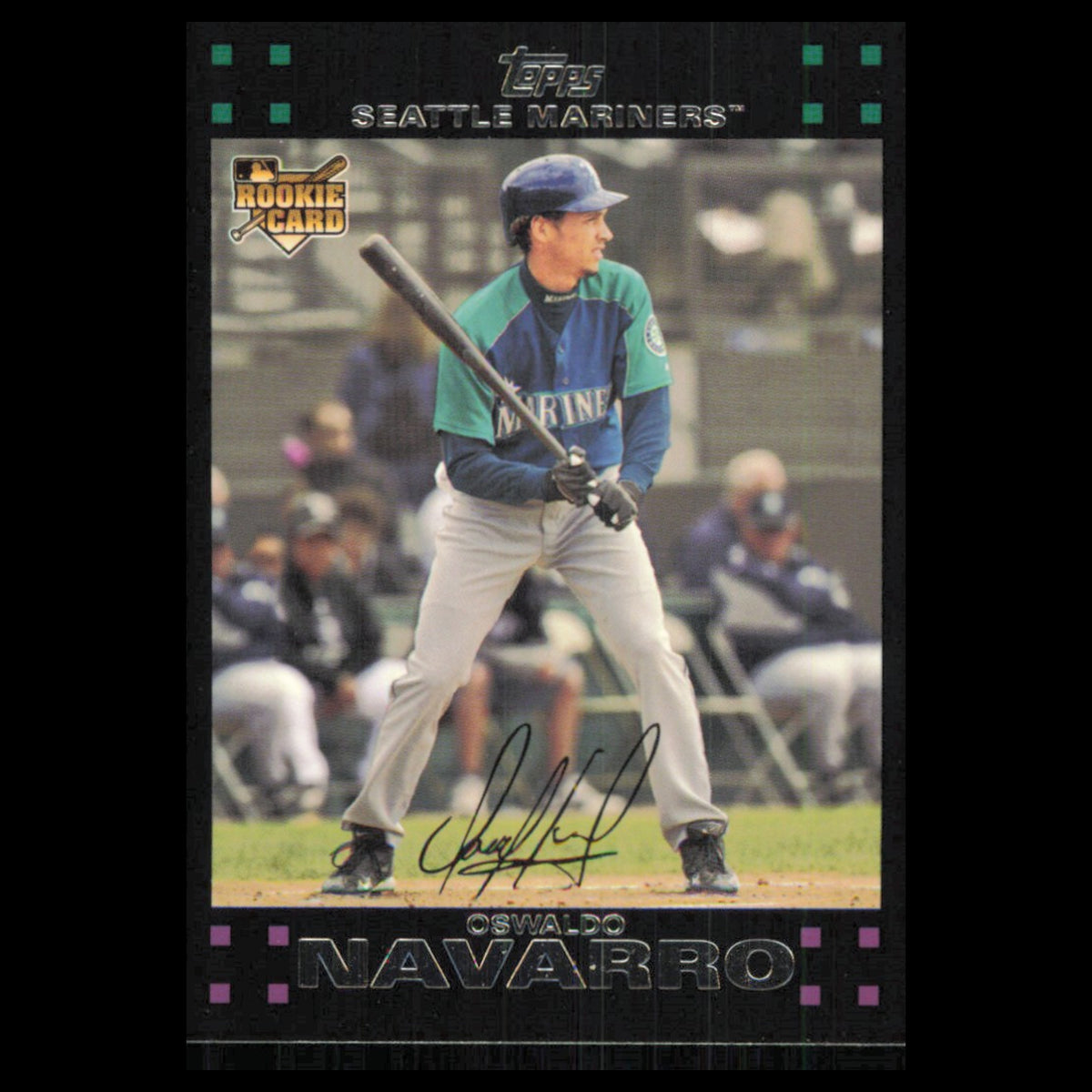 Oswaldo Navarro Rookie #282 2007 Topps Seattle Mariners Baseball Card MLB NM