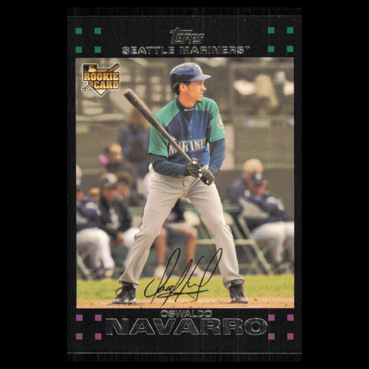 Oswaldo Navarro Rookie #282 2007 Topps Seattle Mariners Baseball Card MLB NM