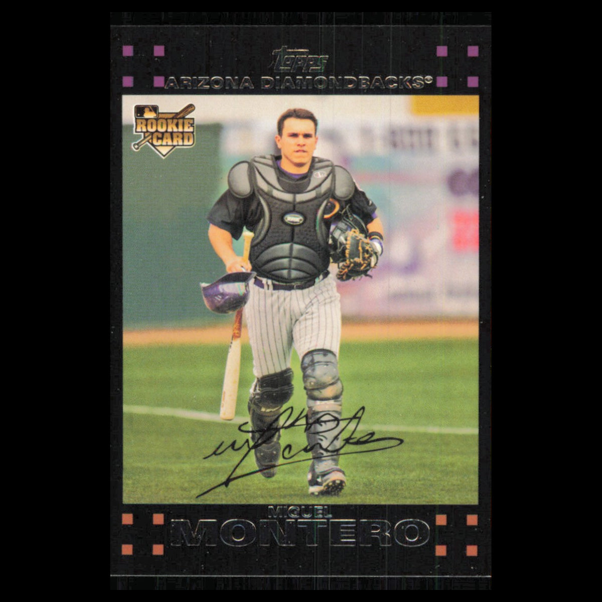 Miguel Montero Rookie #273 2007 Topps Arizona Diamondbacks Baseball Card MLB NM