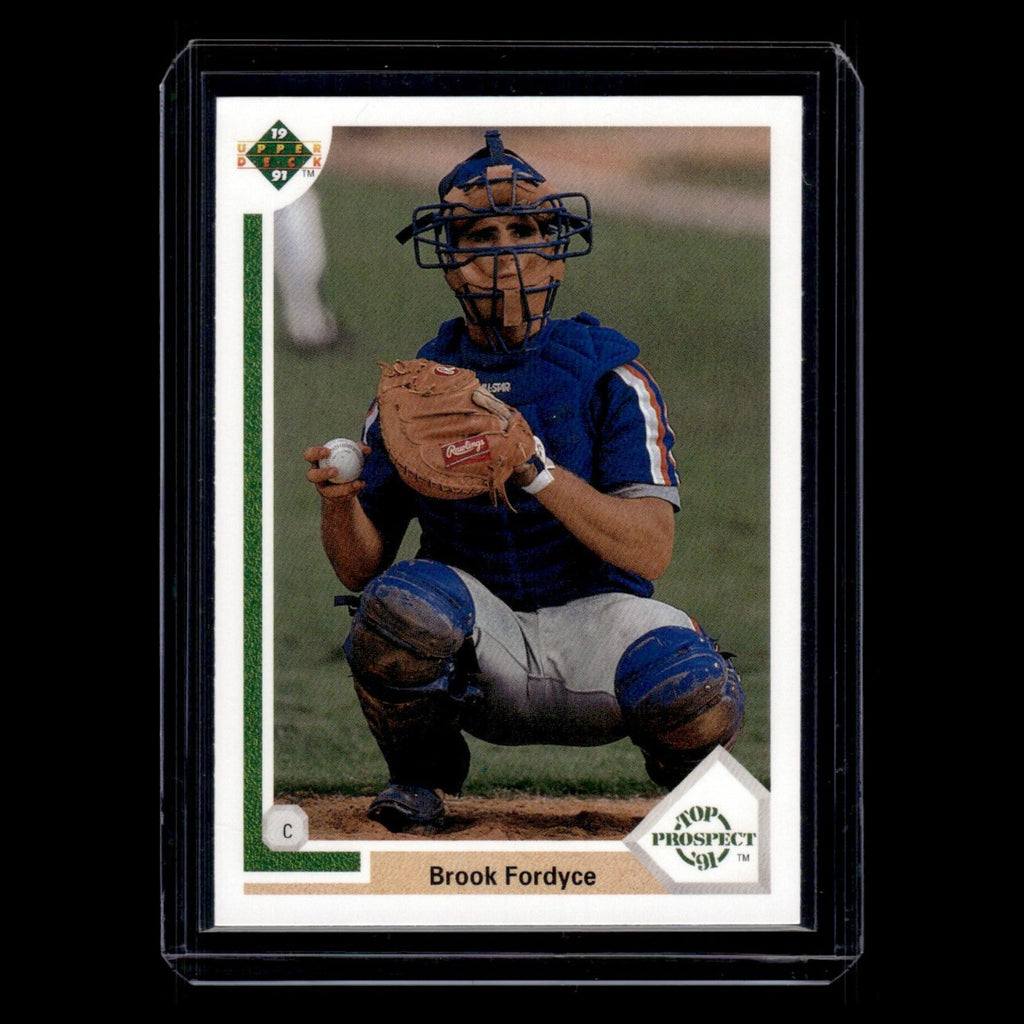 Brook Fordyce #64 1991 Upper Deck New York Mets Baseball Card MLB NM