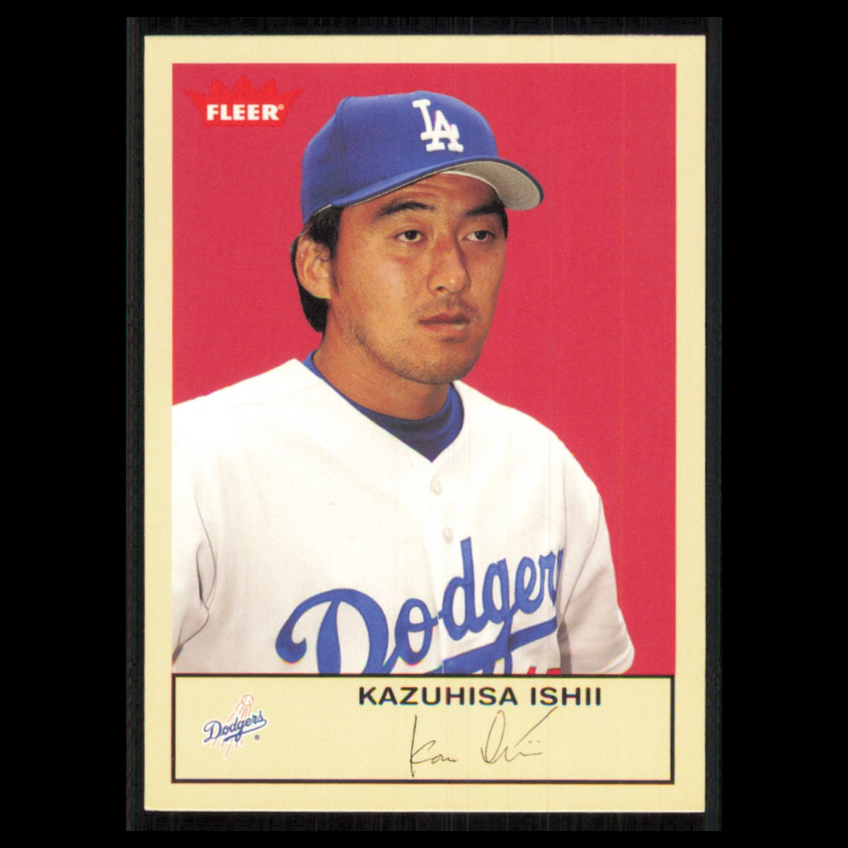 Kazuhisa Ishii #249 2005 Fleer Tradition Los Angeles Dodgers Baseball Card MLB