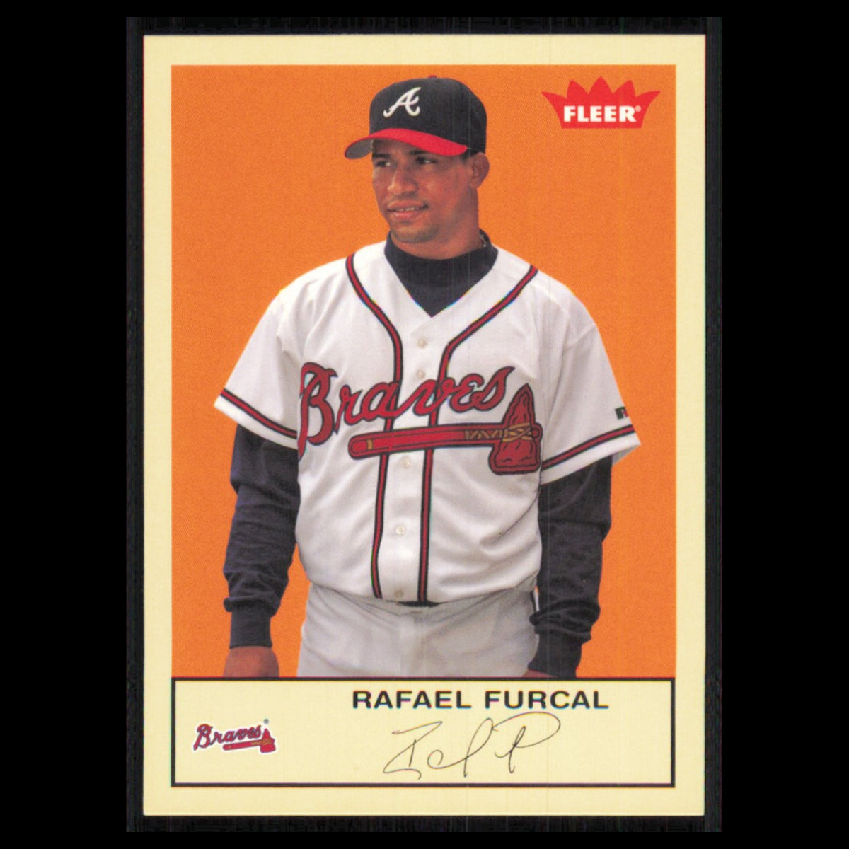 Rafael Furcal #287 2005 Fleer Tradition Atlanta Braves Baseball Card MLB NM