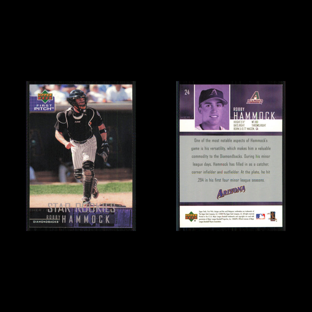 Robby Hammock #24 2004 Upper Deck First Pitch Arizona Diamondbacks Baseball Card