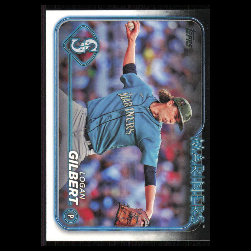 Logan Gilbert #556 2024 Topps Seattle Mariners Baseball Card MLB NM