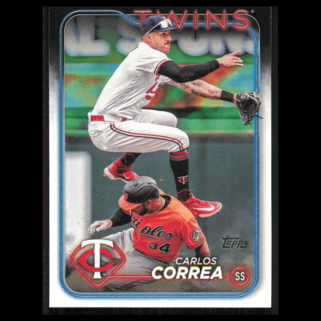 Carlos Correa #400 2024 Topps Minnesota Twins Baseball Card MLB NM