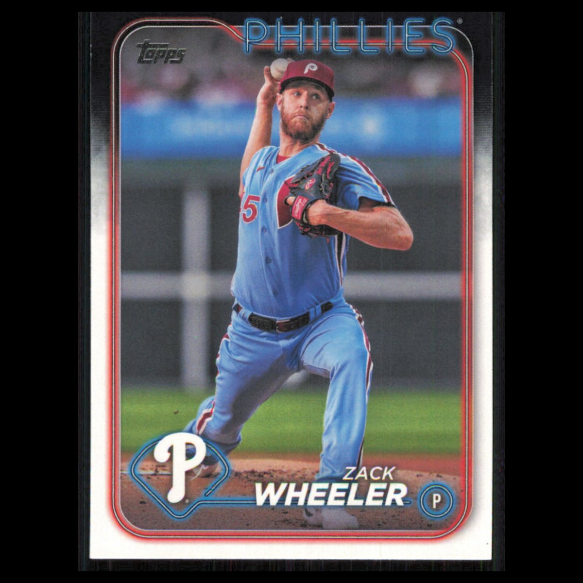 Zack Wheeler #262 2024 Topps Philadelphia Phillies Baseball Card MLB NM