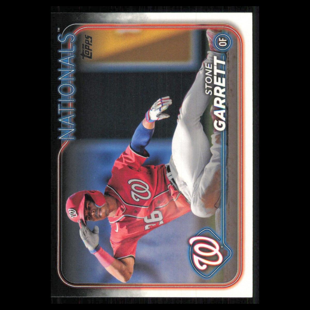 Stone Garrett #68 2024 Topps Washington Nationals Baseball Card MLB NM