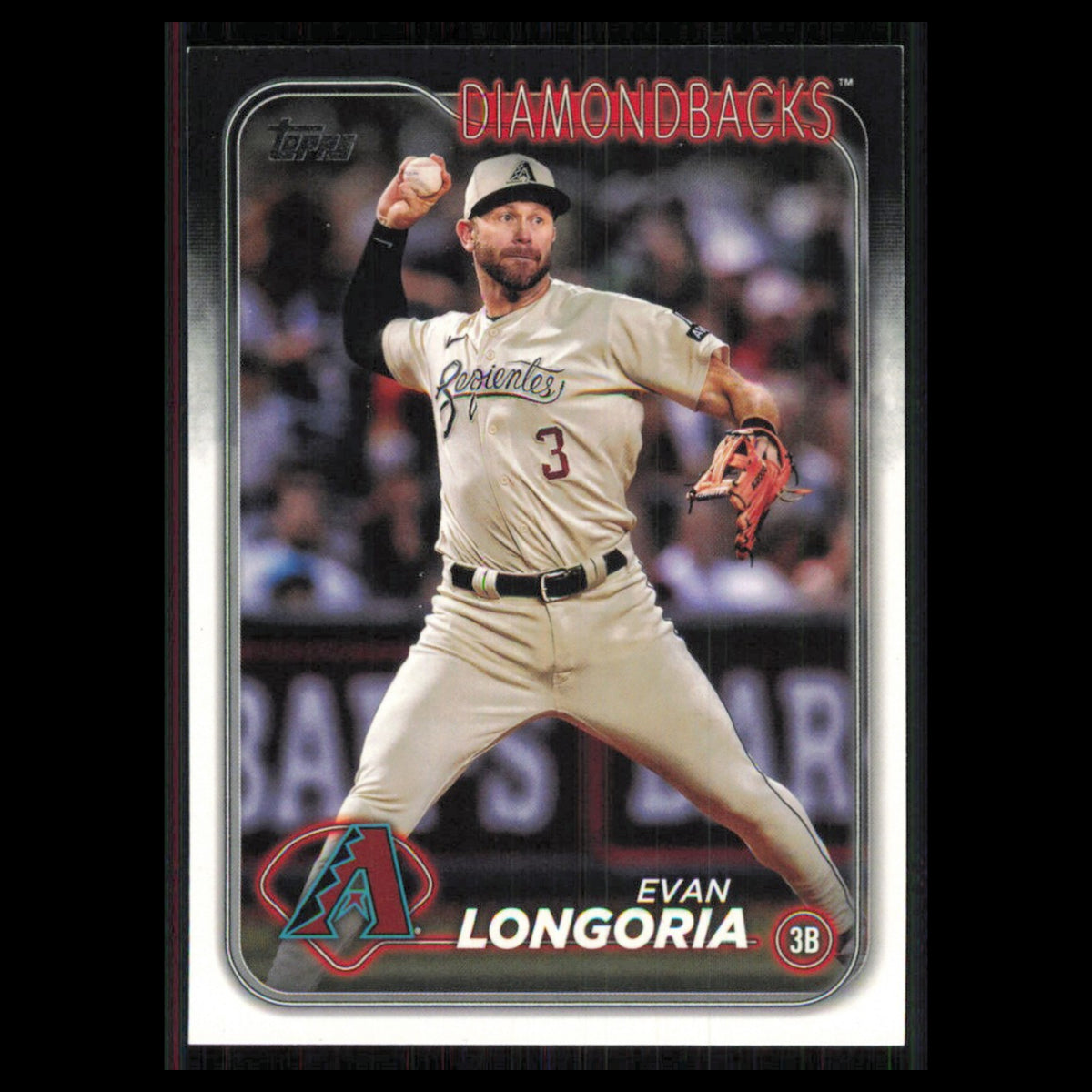 Evan Longoria #304 2024 Topps Arizona Diamondbacks Baseball Card MLB NM
