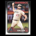 Zac Gallen #110 2024 Topps Arizona Diamondbacks Baseball Card MLB NM