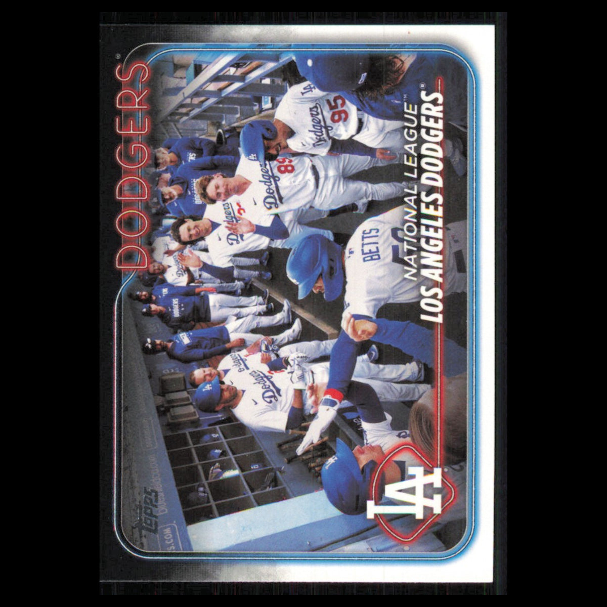 Mookie Betts #183 2024 Topps Los Angeles Dodgers Baseball Card MLB NM