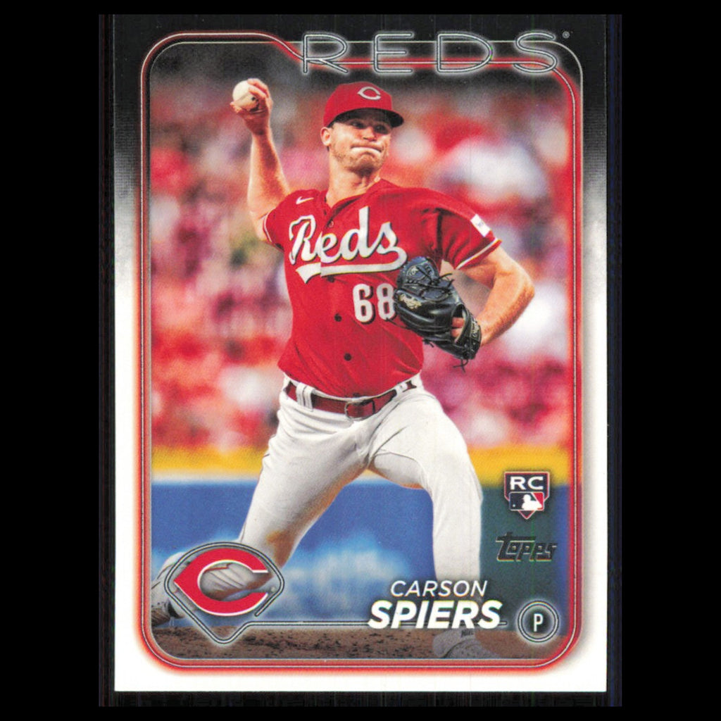Carson Spiers Rookie #365 2024 Topps Cincinnati Reds Baseball Card MLB NM